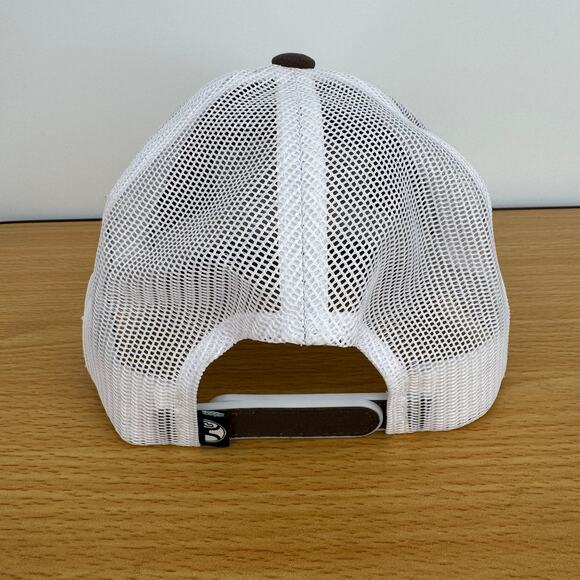 Hooey Western Original cap baseball snap back trucker hat brown yellow white - Picture 3 of 9